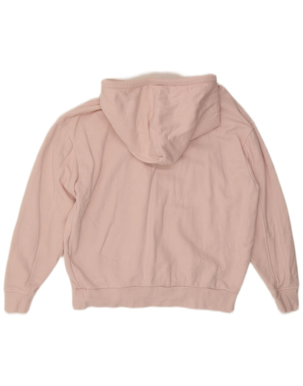 Levi's Womens Relaxed Fit Hoodie Jumper UK 6 XS Pink Cotton