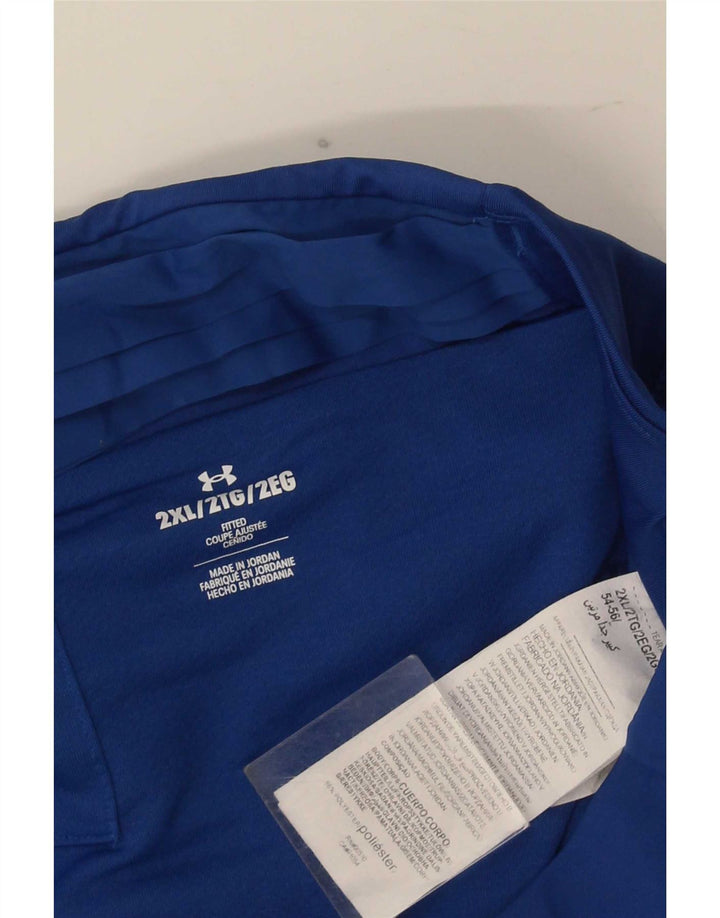 Ανδρικό αθλητικό σορτς Under Armour 2XL Blue Colourblock Πολυεστέρας