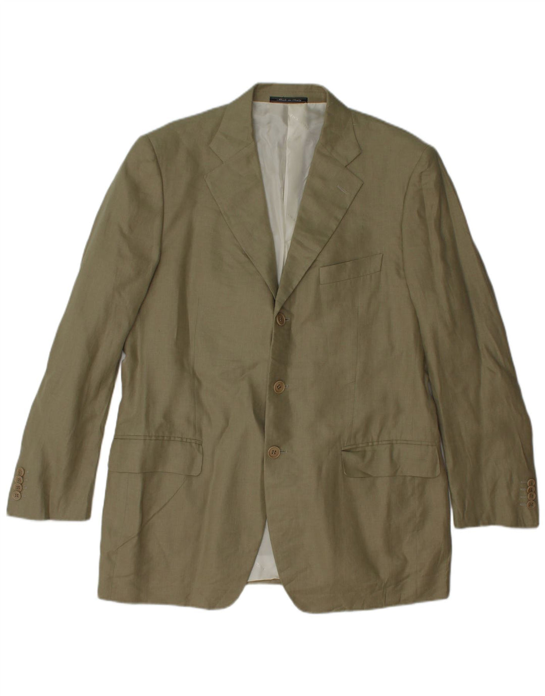 Krizia Ανδρικό σακάκι Blazer 38 κουμπιών UK 38 Medium Khaki