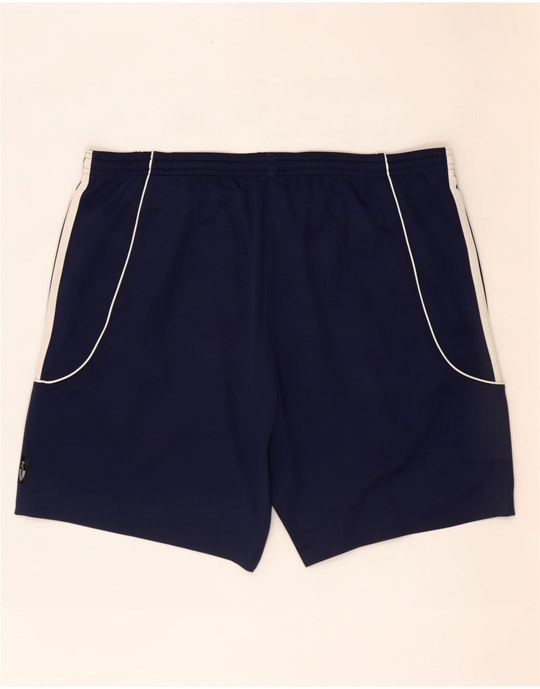 Ανδρικό αθλητικό σορτς Adidas Climalite Graphic μεγάλο μπλε ναυτικό πολυεστέρα
