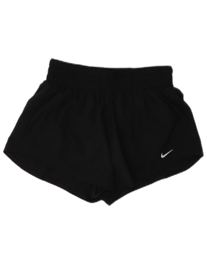 Γυναικείο αθλητικό σορτς Nike Dri Fit UK 8 Μικρό μαύρο πολυεστέρα