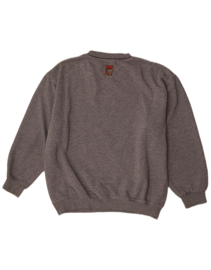 Fila Γυναικείο Φούτερ μεγάλου μεγέθους Jumper UK 18 XL Γκρι Πολυεστέρας