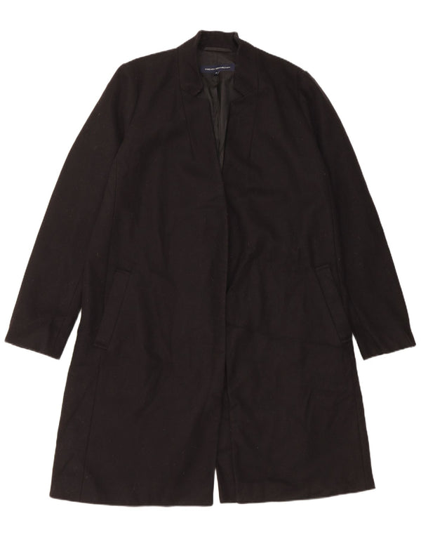 Γυναικείο Oversized Πανωφόρι Γαλλικής Connection UK 12 Μεσαίο μαύρο μαλλί