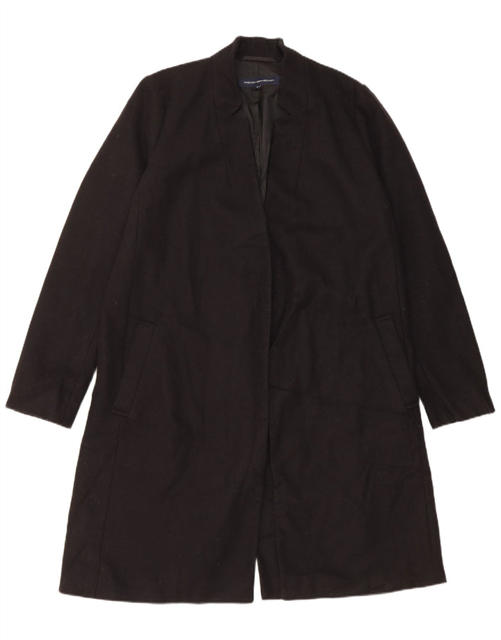 Γυναικείο Oversized Πανωφόρι Γαλλικής Connection UK 12 Μεσαίο μαύρο μαλλί