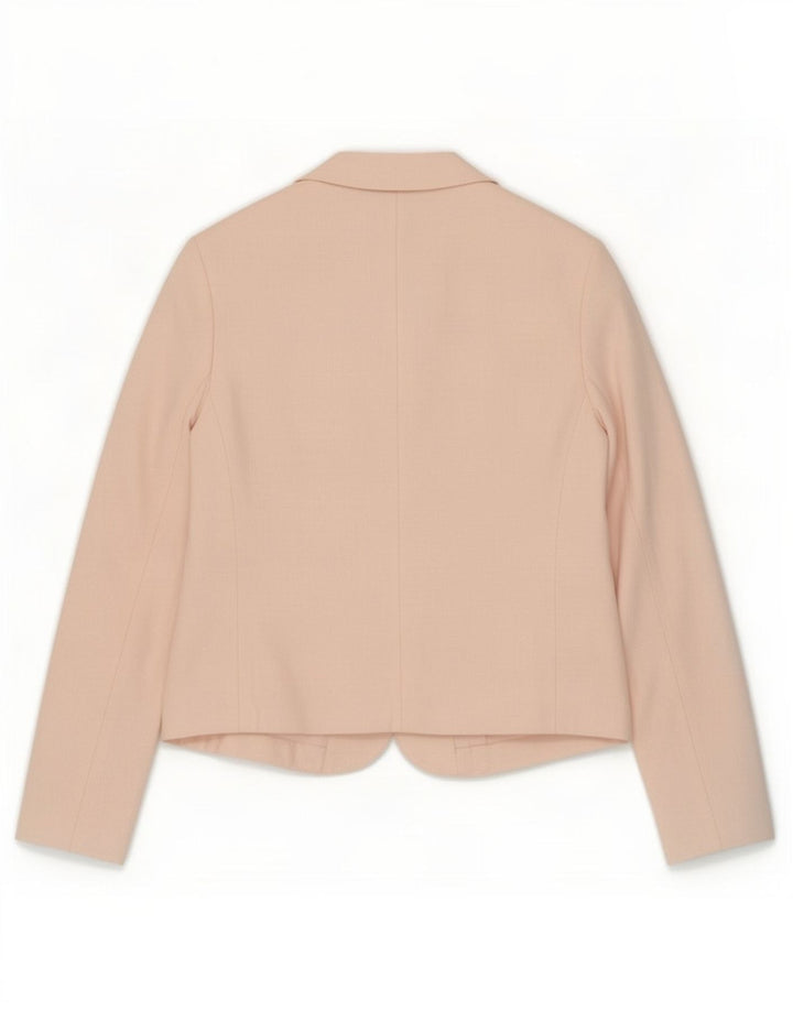 Marks & Spencer Γυναικείο Μπουφάν Blazer Autograph UK 12 Medium Pink Polyester