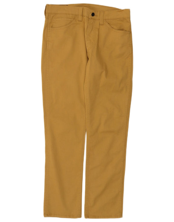 Levi's Mens 511 Slim Casual Παντελόνι W32 L30 Κίτρινο βαμβακερό
