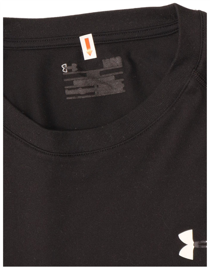 Under Armour Ανδρικό T-Shirt Top Large Μαύρο