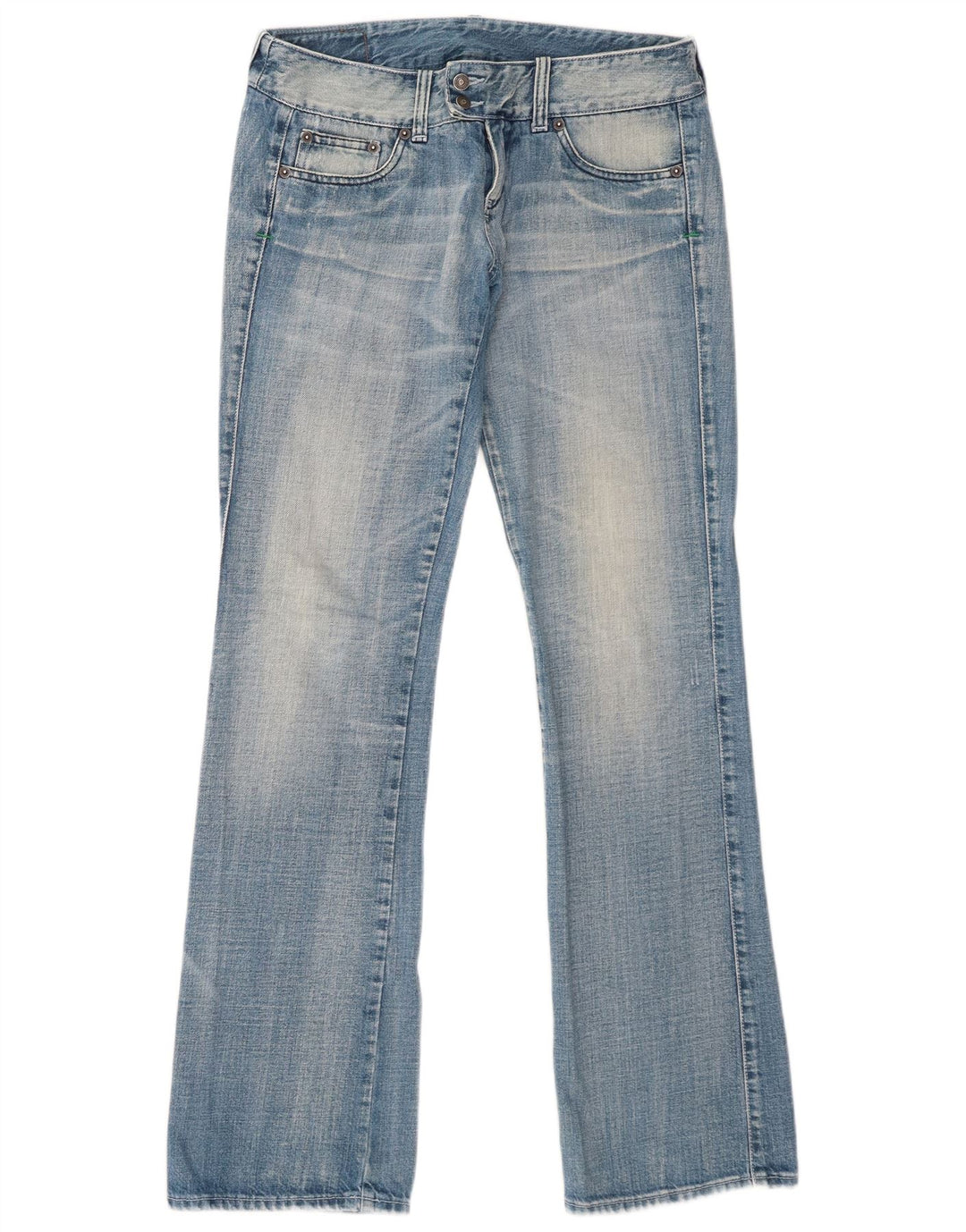 Benetton Γυναικεία Bootcut Jeans W28 L33 Blue
