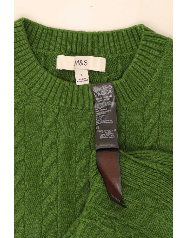 Marks & Spencer Γυναικείο γιλέκο Tank Top UK 10 Small Green Polyester