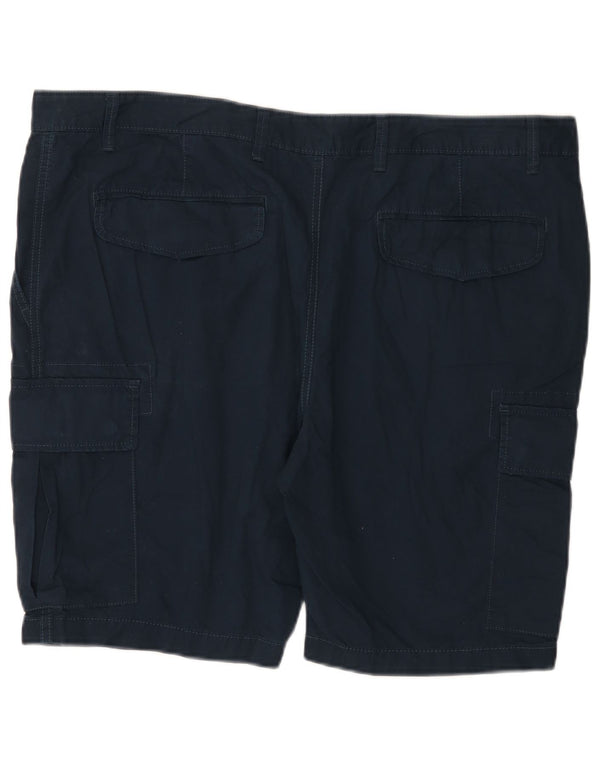 Ανδρικό σορτς Cargo Marks & Spencer W42 2XL Navy Blue Cotton
