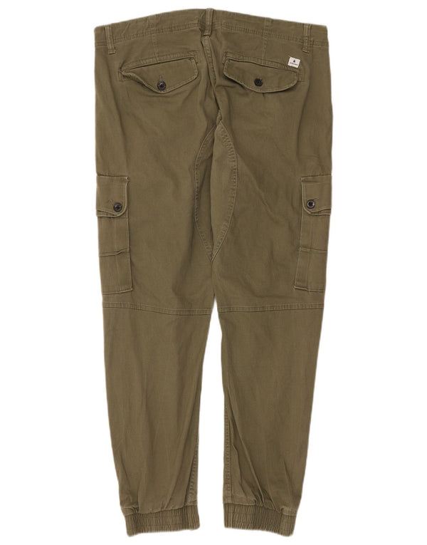 Jack & Jones Ανδρικό Paul Tapered Cargo Παντελόνι W36 L28 Χακί Βαμβακερό