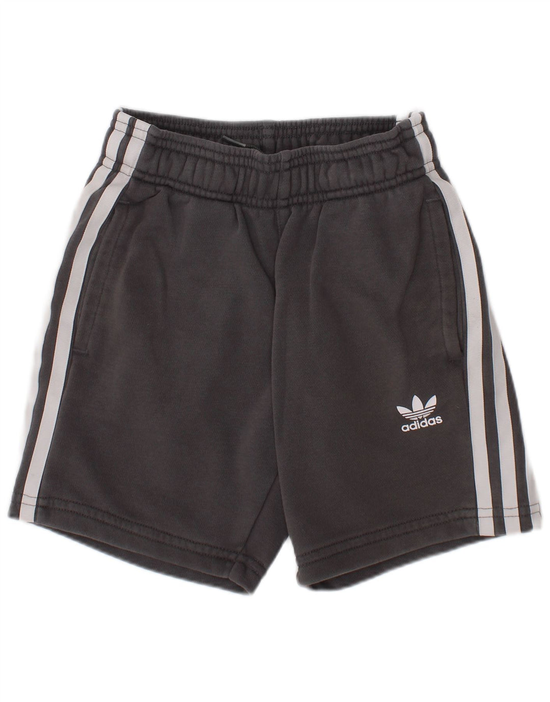 Adidas Boys Sports Short 5-6 Years Grey Cotton Sports