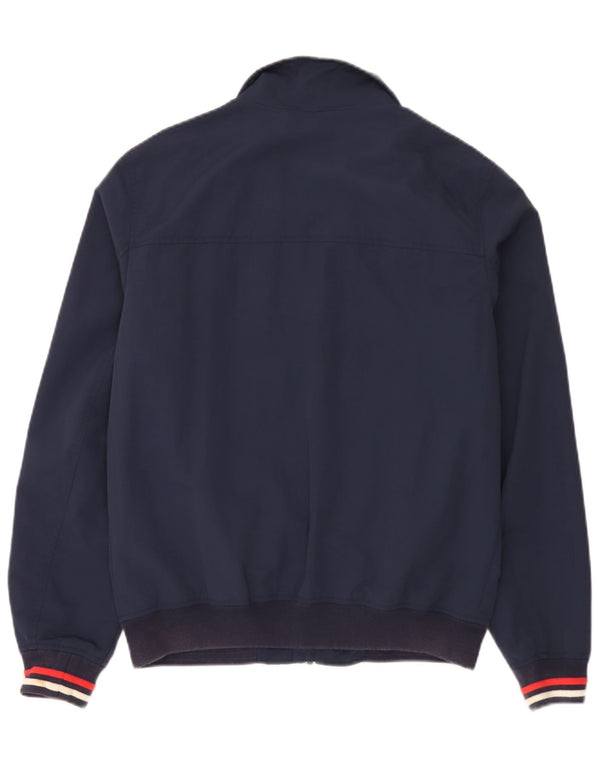 Ανδρικό μπουφάν Tommy Hilfiger UK 38 Medium Navy Blue ριγέ πολυαμίδιο