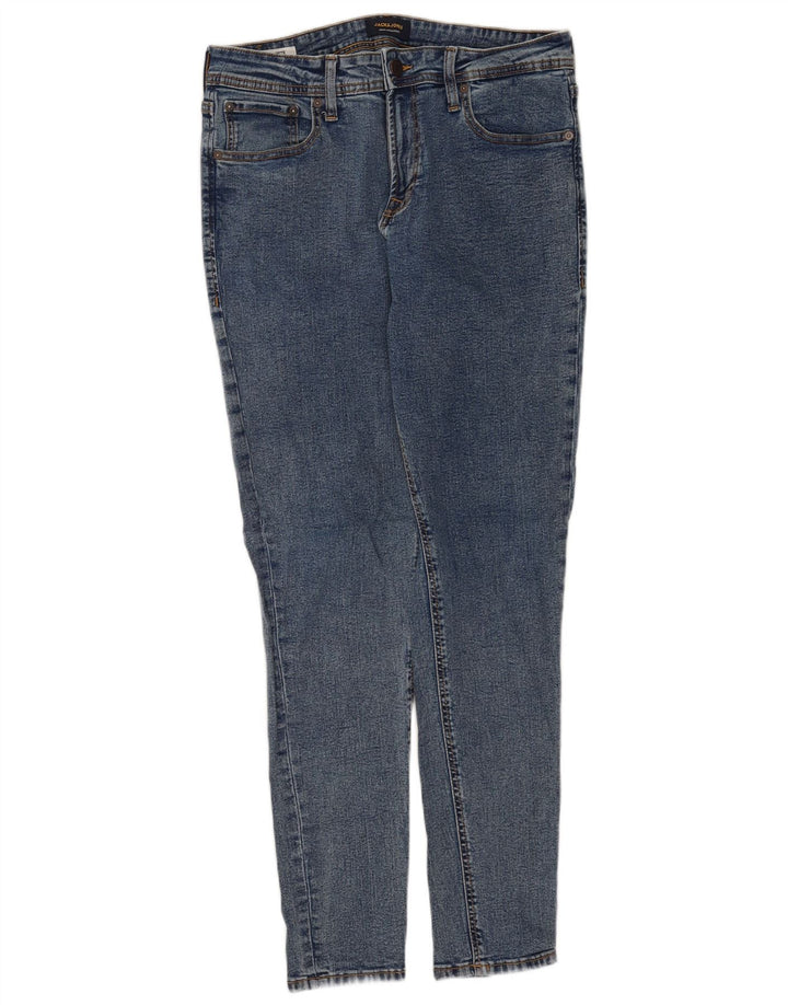 JACK & JONES Ανδρικό Slim Jeans W33 L32 Μπλε βαμβακερό