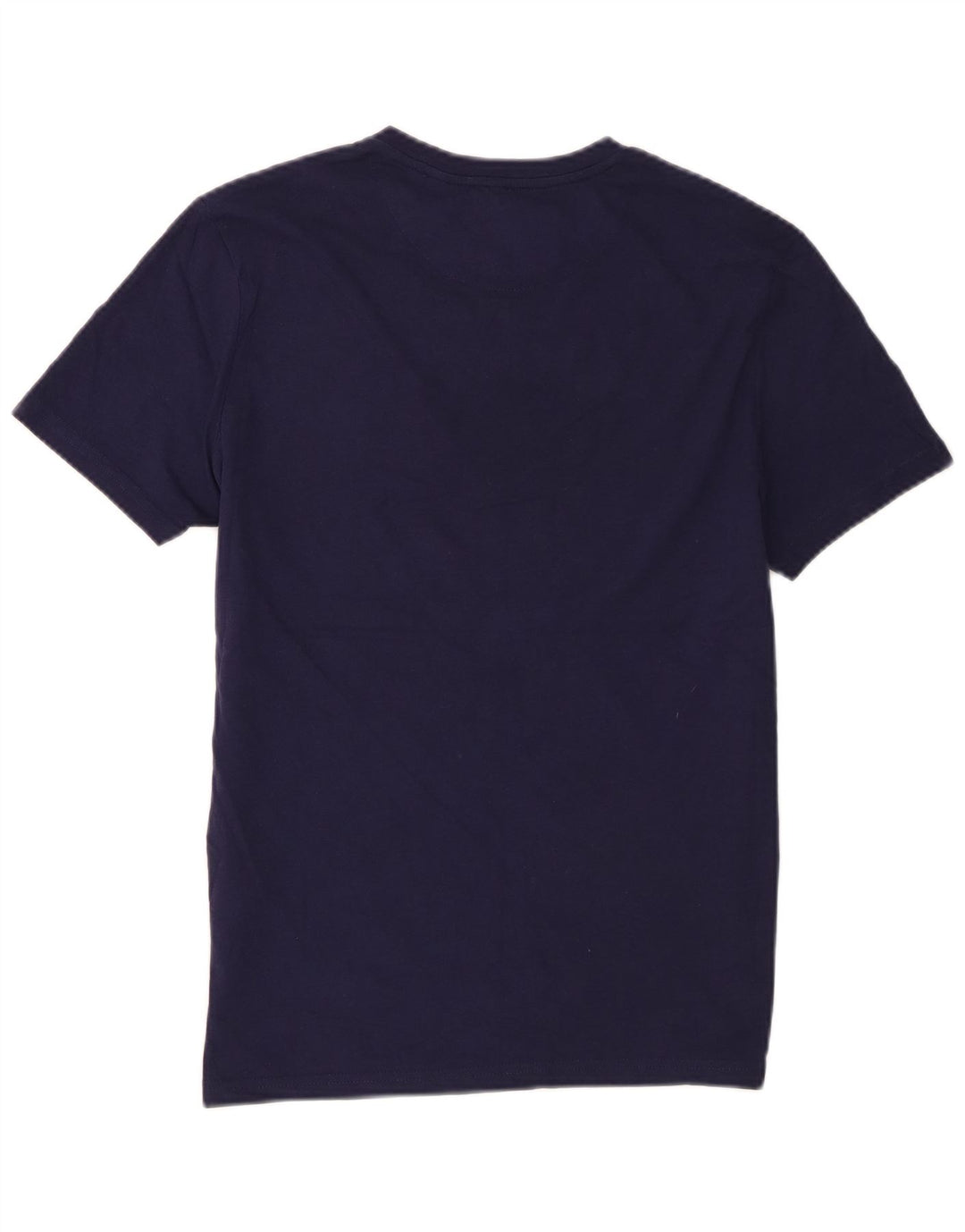 Ανδρικό T-Shirt Lyle & Scott Top Small Navy Blue Cotton