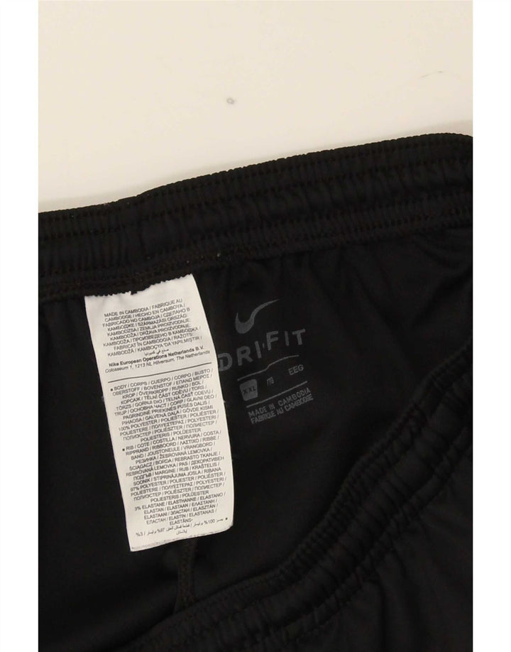 Ανδρικό παντελόνι αθλητικής φόρμας Nike Dri Fit 2XL μαύρο πολυεστέρα