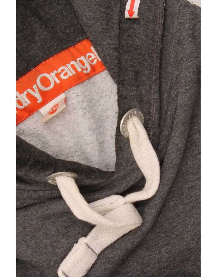 Superdry Ανδρικό Hoodie Jumper 2XL Γκρι βαμβακερό