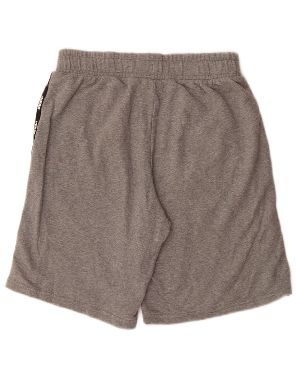 Ανδρικό γραφικό αθλητικό σορτς PUMA μικρό γκρι βαμβακερό