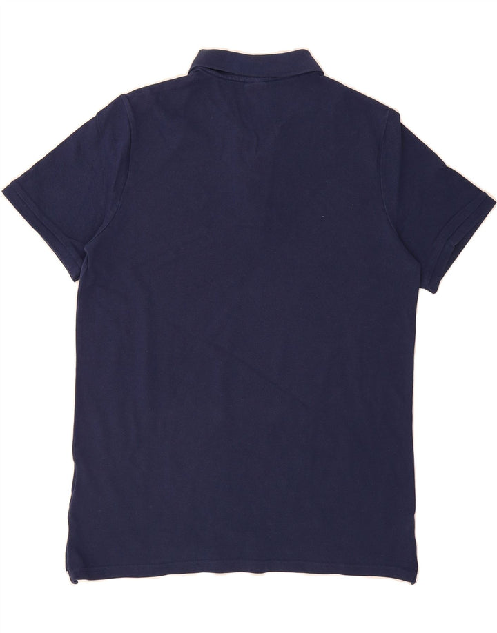 NIKE Mens Polo Shirt Large Navy Blue Cotton Vintage Nike and Second-Hand Nike from Messina Hembry 