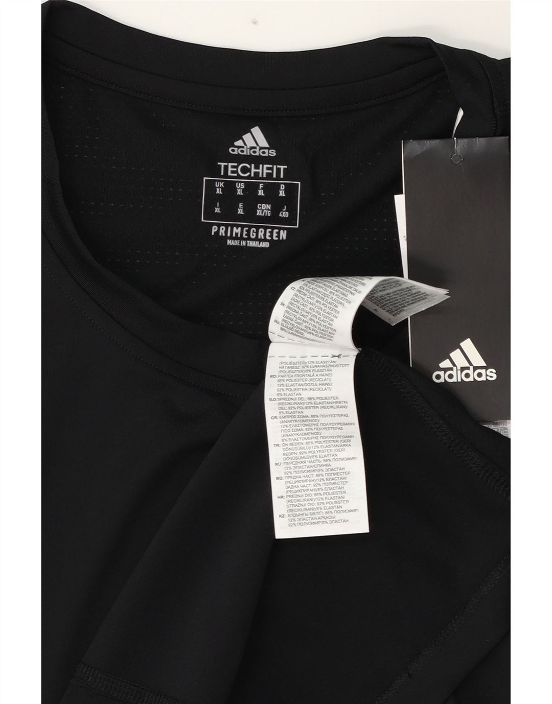 Ανδρικό T-Shirt Adidas Top Large Μαύρο Πολυεστέρας