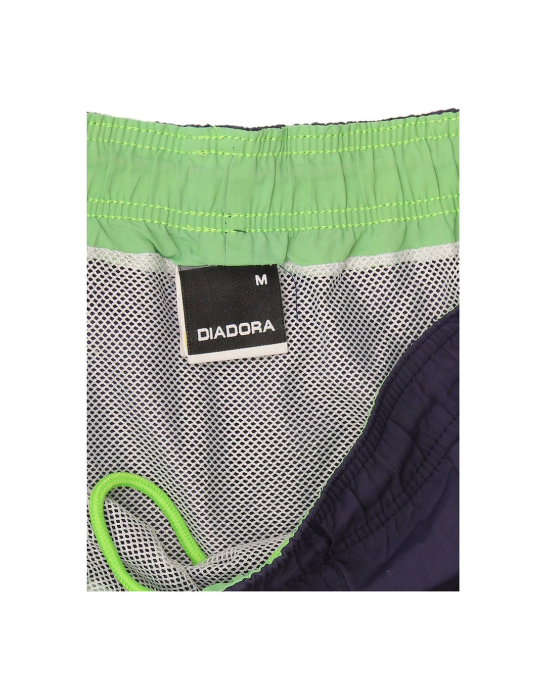 DIADORA Mens Swimming Shorts Medium  Navy Blue Colourblock Polyamide