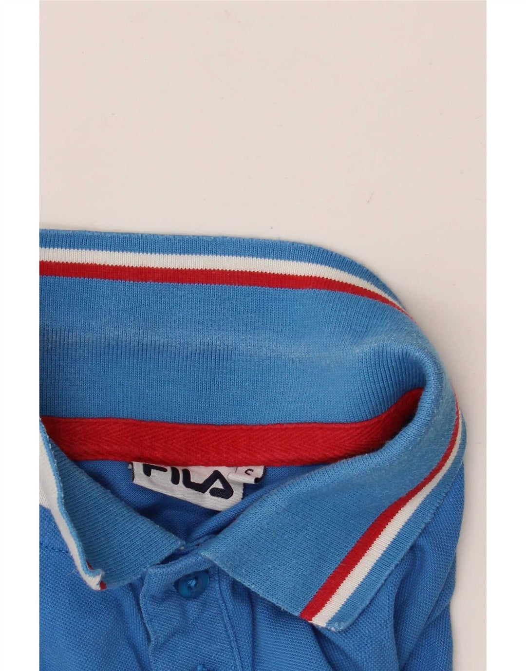 Fila Ανδρικό Πόλο Μπλουζάκι Μικρό Μπλε Ριγέ