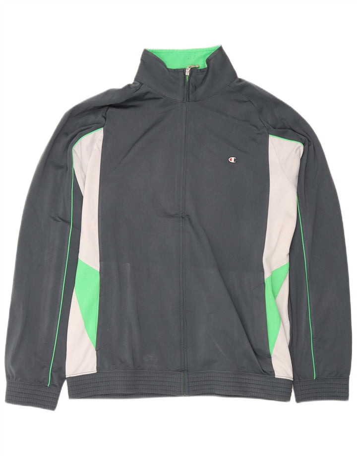 Ανδρική φόρμα Champion Top Jacket 2XL Grey Colourblock Polyester