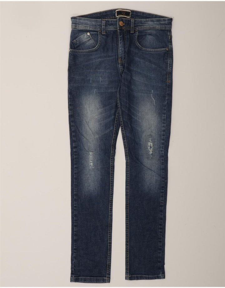 Ανδρικό τζιν ZARA Distressed Slim EU 38 Small W30 L32 Blue