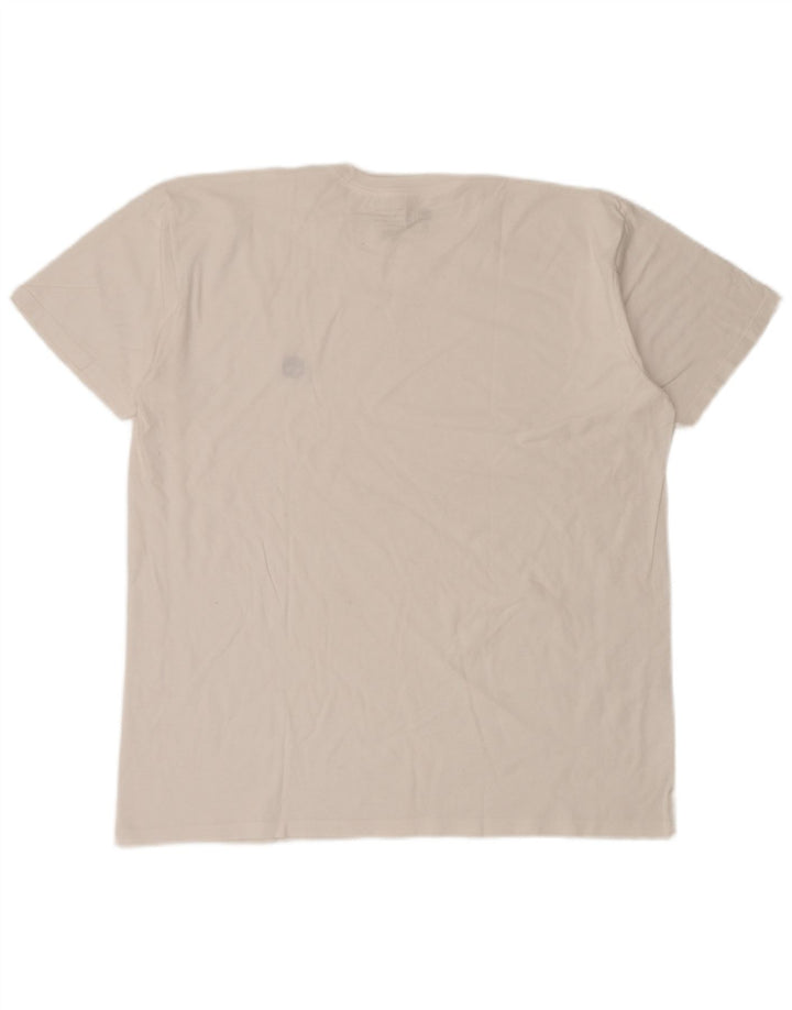 Ανδρικό T-Shirt Timberland με κανονική εφαρμογή XL Λευκό βαμβακερό