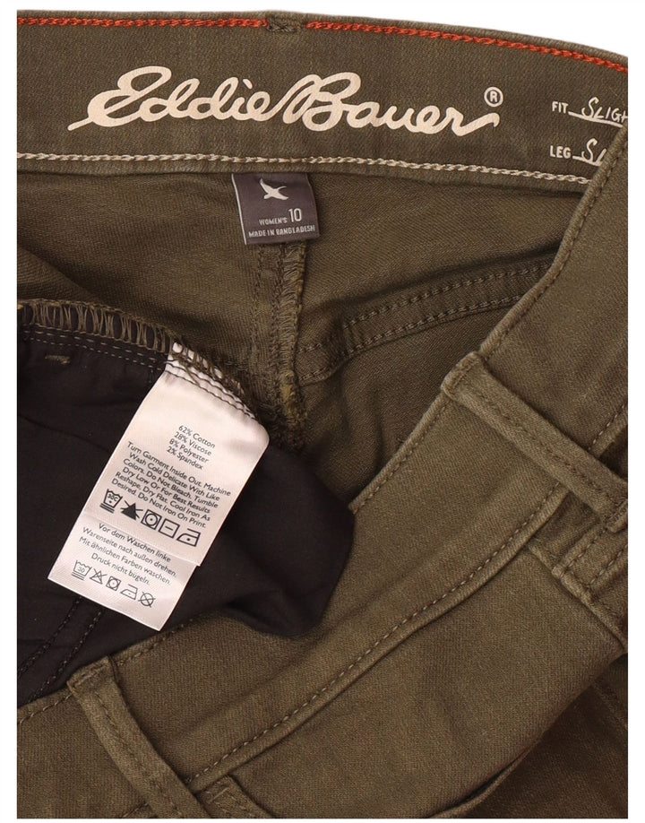 EDDIE BAUER Γυναικείο Casual Παντελόνι US 10 Large W32 L30 Khaki
