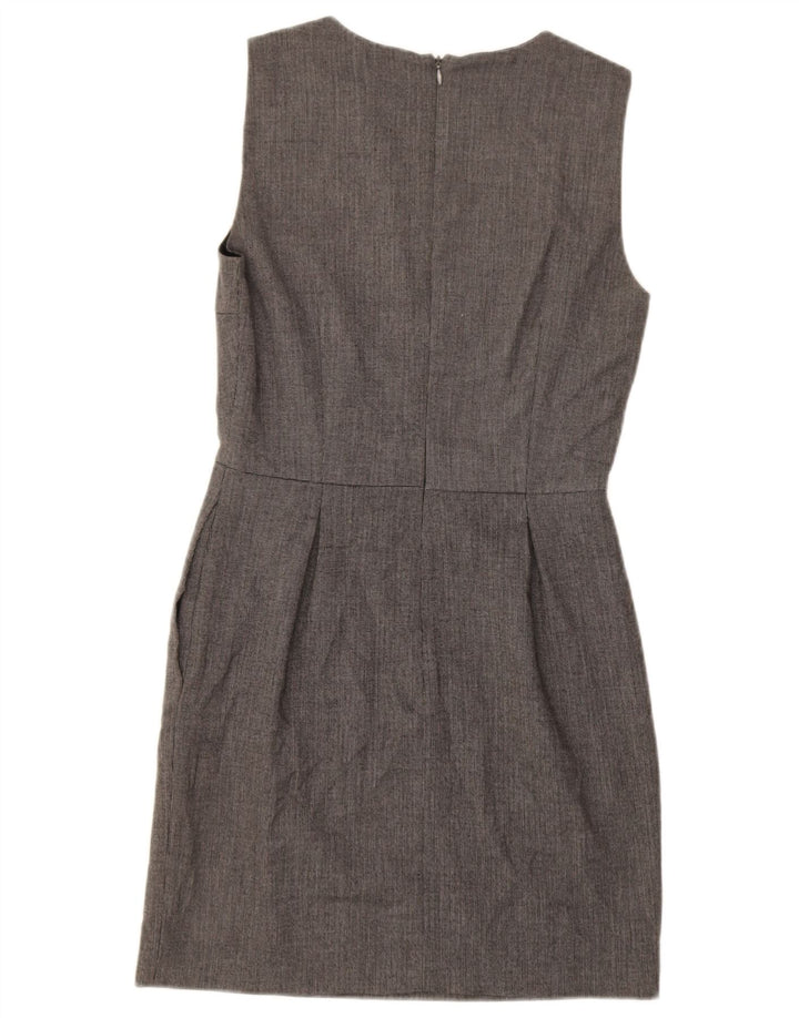 Γυναικείο αμάνικο φόρεμα Zara UK 10 Small Grey Polyester