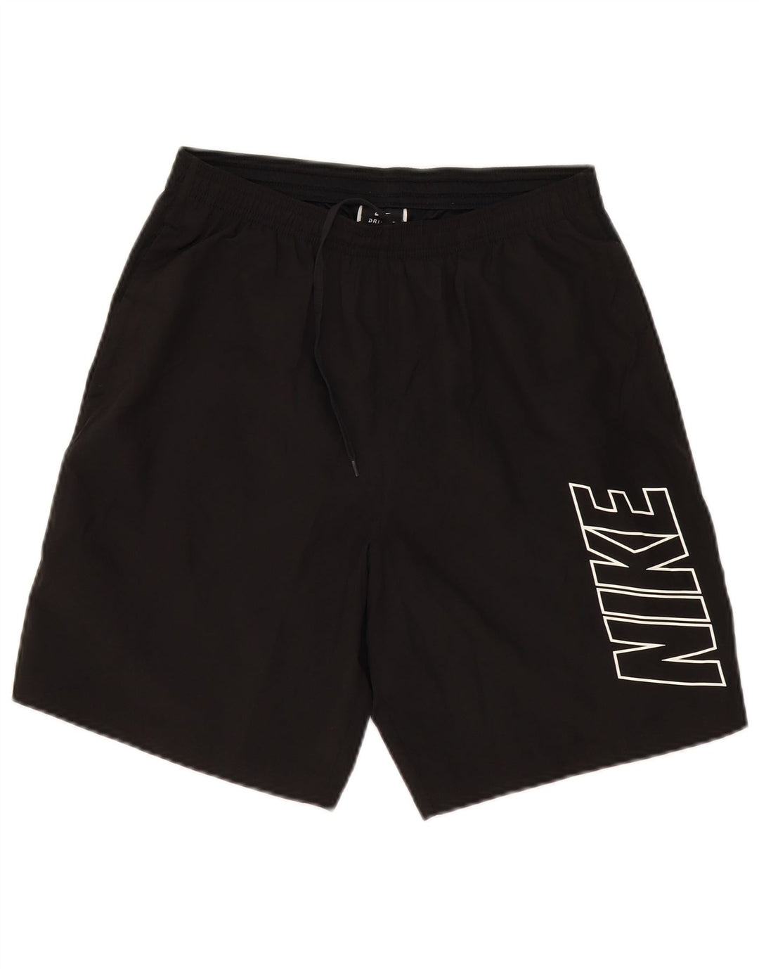 Γραφικό αθλητικό σορτς NIKE Ανδρικό Dri Fit, μεσαίο μαύρο πολυεστέρα