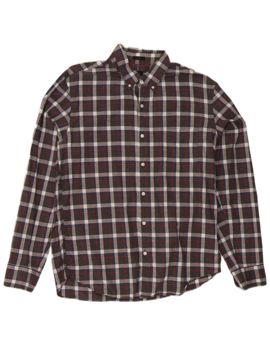 Ανδρικό πουκάμισο J. Crew Slim Large Grey Check
