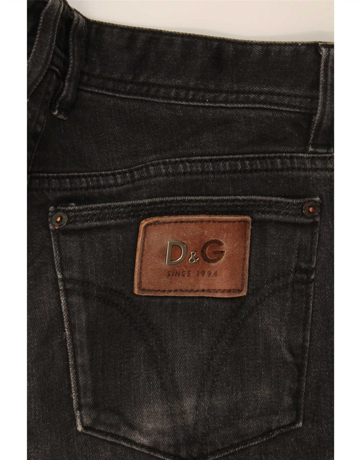 Dolce & Gabbana Γυναικείο Slim Jeans W31 L31 Μαύρο βαμβακερό