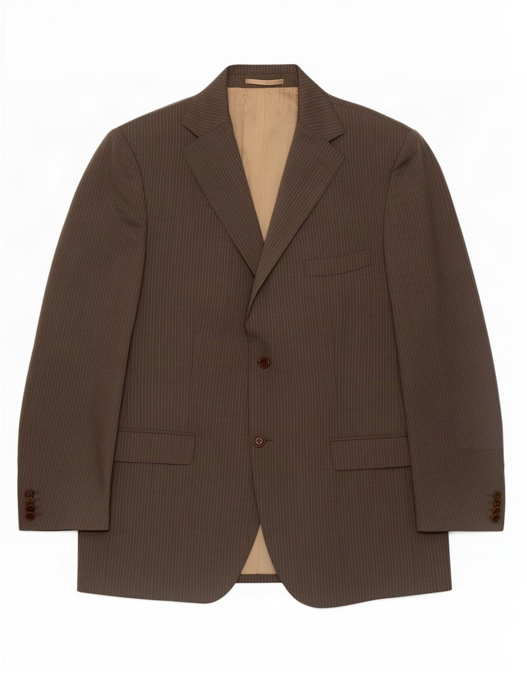 Massimo Dutti Ανδρικό σακάκι μπλέιζερ με 2 κουμπιά EU 54 XL μαλλί με γκρι ρίγες