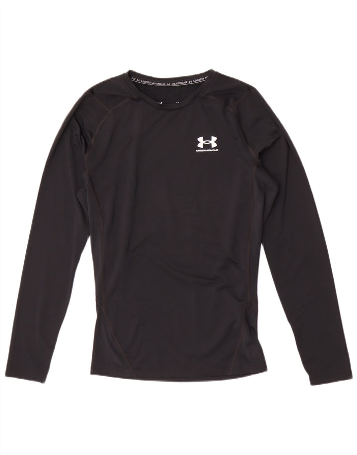 Under Armour Ανδρικό Heat Gear Top Μακρύ μανίκι μεγάλο μαύρο πολυεστέρα