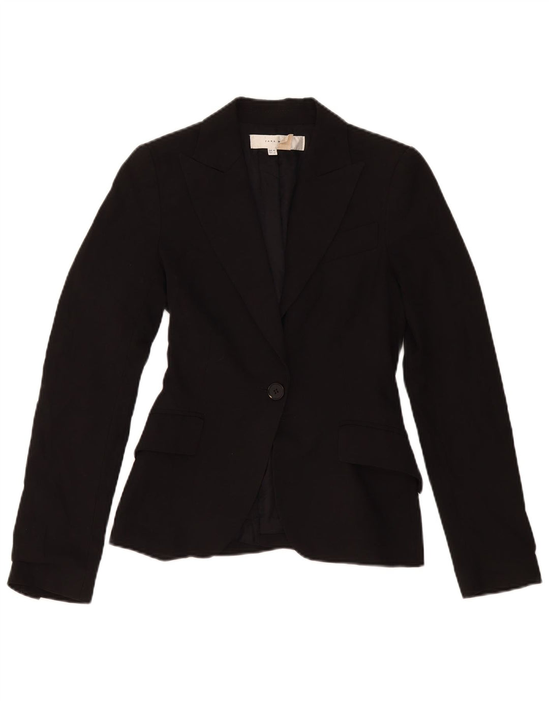 Zara Γυναικείο Μπουφάν μπλέιζερ EU 34 2XS Μαύρο Πολυεστέρας