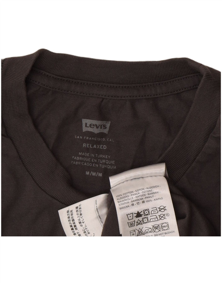 Ανδρικό μπλουζάκι Levi's Relaxed Graphic Top Μεσαίο γκρι βαμβακερό