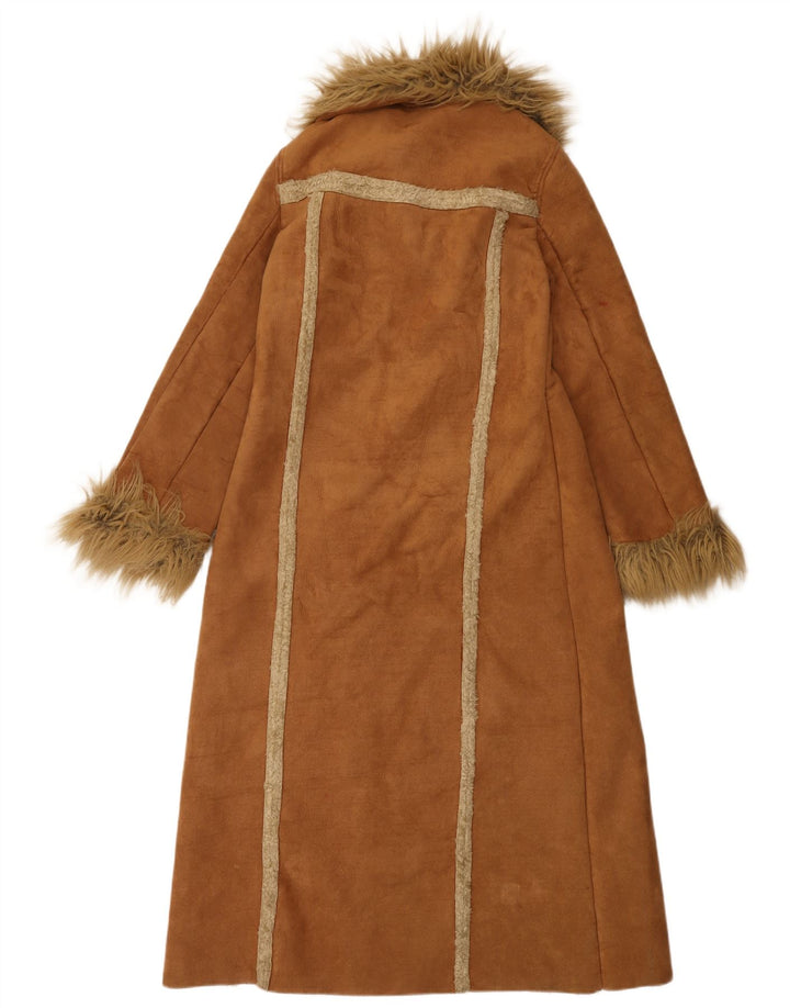 Dunnes Γυναικείο παλτό Sherpa UK 8 Small Beige