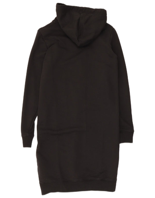 Γυναικείο φόρεμα Calvin Klein Graphic Hoodie UK 6 XS μαύρο βαμβακερό