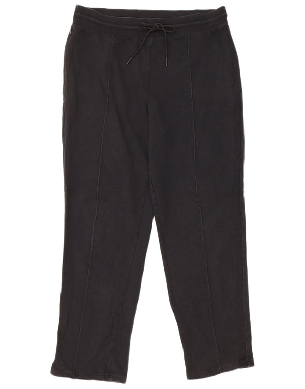 Marks & Spencer Γυναικεία φόρμα παντελόνια UK 16 Large Black Cotton