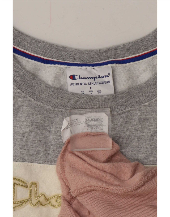 Champion γυναικείο φούτερ Jumper UK 16 Μεγάλο πολύχρωμο Colourblock
