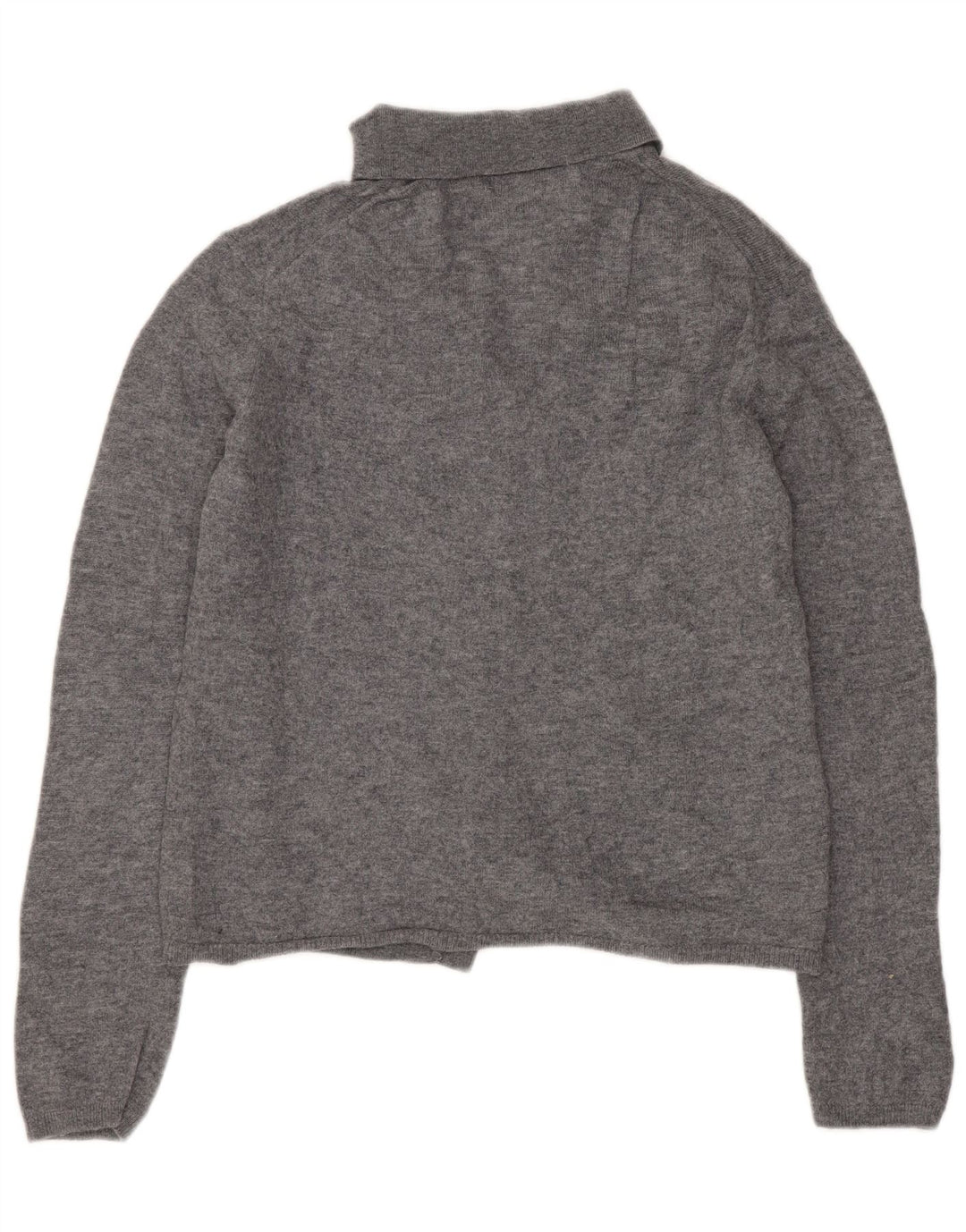 Γυναικείο πουλόβερ ZARA Crop Cardigan UK 12 Medium Grey