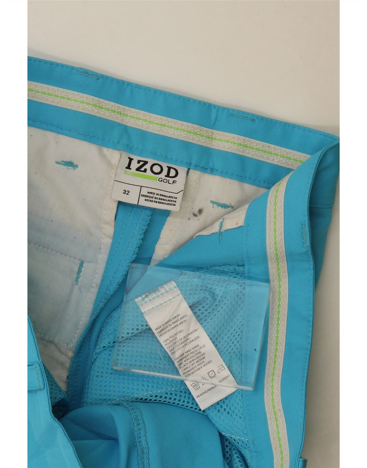 Ανδρικό σορτς Chino Izod W32 Μεσαίο Μπλε Πολυεστέρας