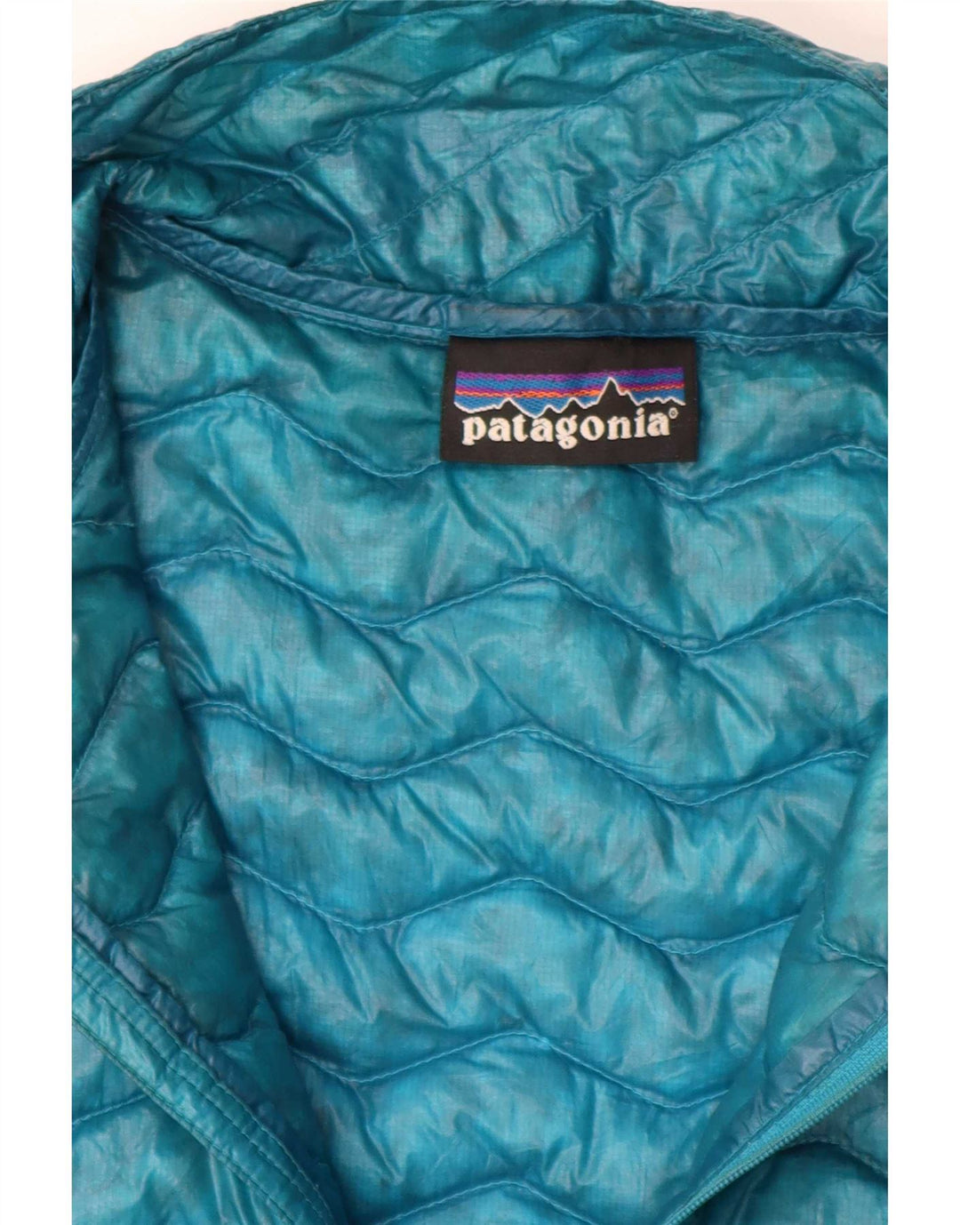 Γυναικείο πουλόβερ Patagonia padded Jacket UK 12 Medium Blue Synthetic