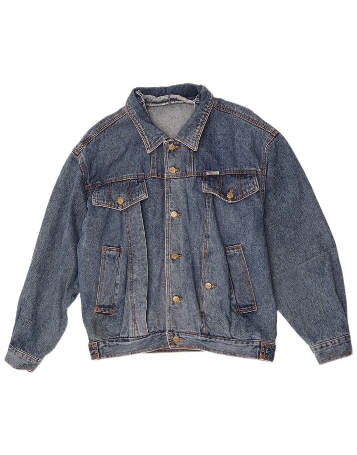 Ανδρικό τζιν μπουφάν MONTANA UK 40 Large Blue