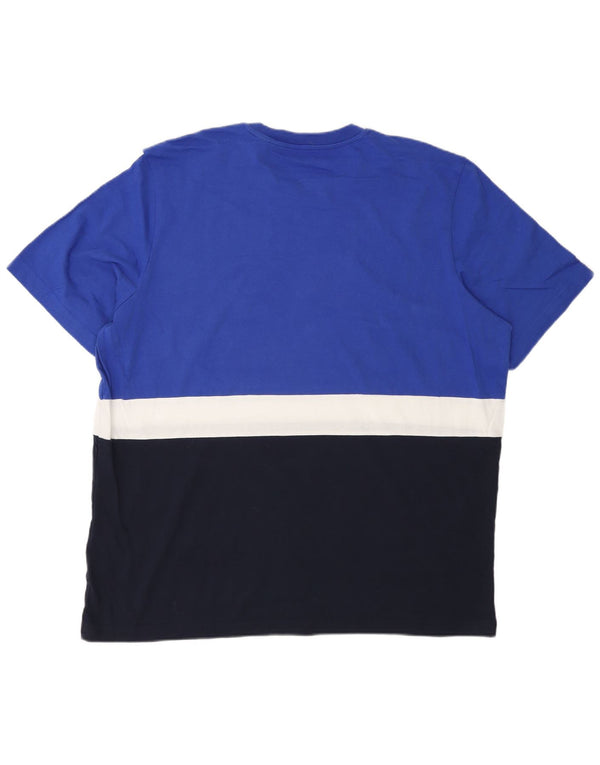 Ανδρικό γραφικό T-Shirt Adidas Top XL Blue Colourblock