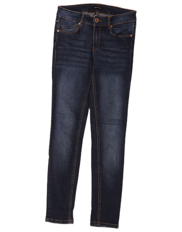 Massimo Dutti Γυναικεία Skinny Jeans EU 36 XS W26 L28 Navy Blue
