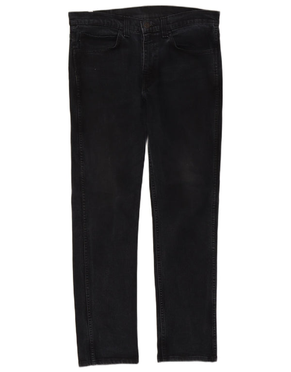 Levi's Mens 511 Slim Jeans W34 L32 Μαύρο βαμβακερό