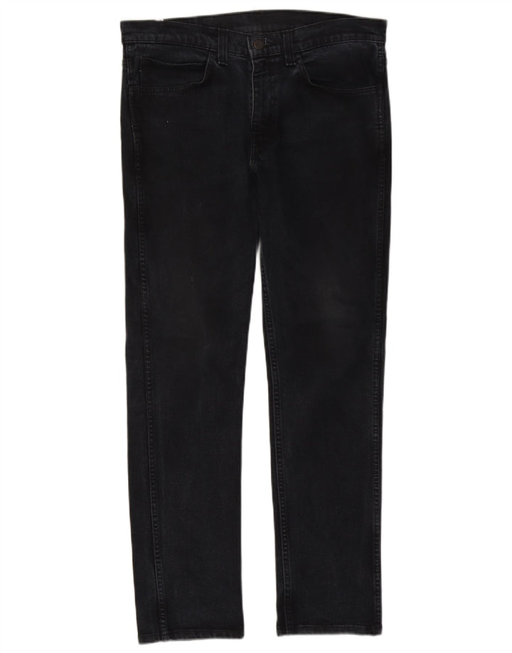 Levi's Mens 511 Slim Jeans W34 L32 Μαύρο βαμβακερό